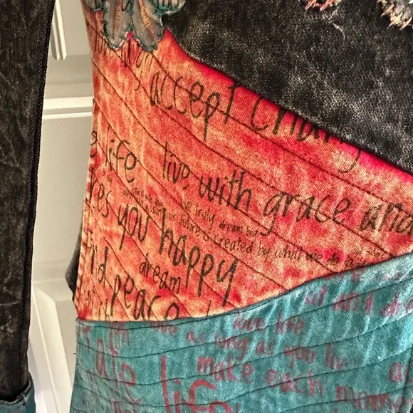 Colorful Embroidered Jean Jacket - Picture 12 of 16